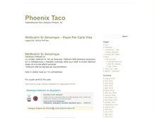 Tablet Screenshot of phxtaco.com